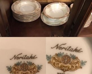 Noritake china set