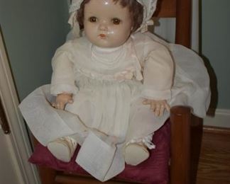 Very Rare, Early Alexander Doll given to Mrs. Webb by Her Aunt, in the 1920's (The Aunt is pictured holding the Doll in the photograph which will go with the purchaser of the Doll)