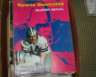 A sample of the Sports Illustrated Magazines dating from the late 1960's - 1971 all in great condition!
