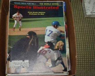 A sample of the Sports Illustrated Magazines dating from the late 1960's - 1971 all in great condition!