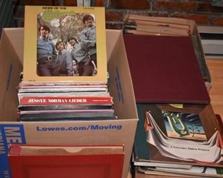 Collection of Vinyl Record Albums  