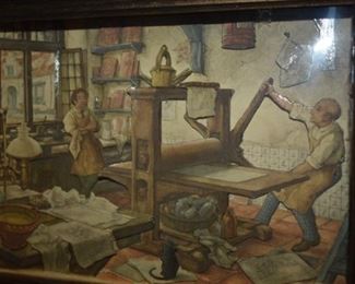 Beautiful Framed Antique "Pop-Up" Cards