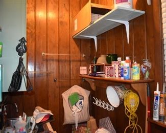 Utility Room holds many items from Antiques and Collectibles to Upright Freezer and Washer and Dryer