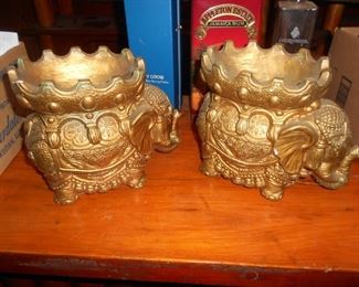 Elephant Bowl Bookends