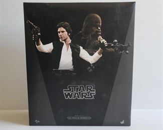 1203	

Star Wars Han Solo And Chewbacca 1/6th Scale Collectible Figures Set
Model MMS263. New In Box.