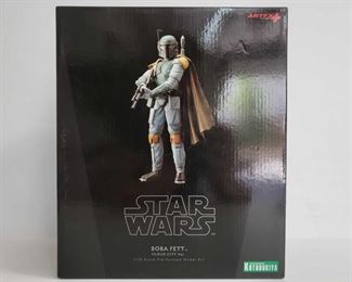 2008	

Star Wars Boba Fett Cloud City Version 1/10 Scale Pre-Painted Model Kit
Unopened, Factory Sealed