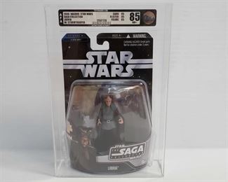 2058	

Graded 2006 Hasbro Star Wars Saga Collection Labria With Stormtrooper
New In Box, AFA 85 NM+