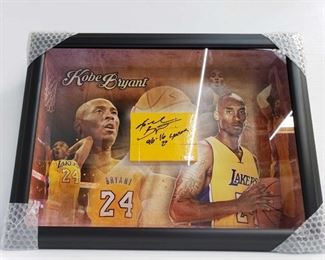 2271	

Signed Kobe Bryant Shadow Box - Has COA
Measures Approx 24"x5"x18"