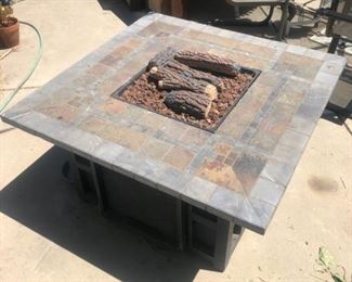 Outdoor Fire Pit with gas tank