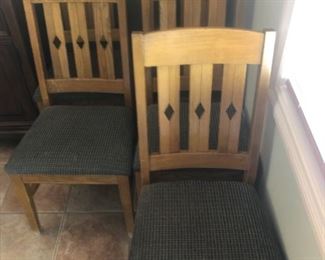 8 Oak Chairs