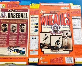 Negro Baseball League Wheaties Package Flats Multiples