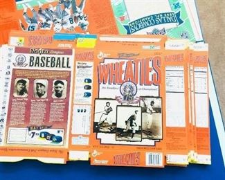 Wheaties Negro League Package Flats.  There are multiples.  We also have mulitple Negro league posters