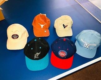 Just a small sample of the team caps