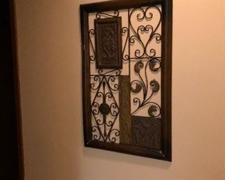 Huge collection of iron wall hangings
