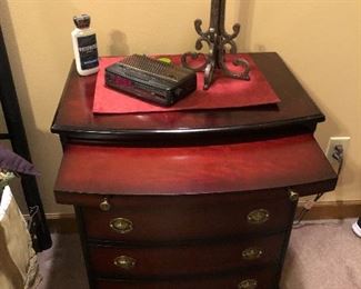 Pair of Bedside Chest with pull out drawer