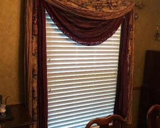 All window covering are for sale