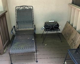 chaise and ottoman