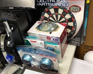 New in the Box office supplies and small games and electronics
