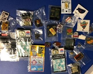 assorted pins