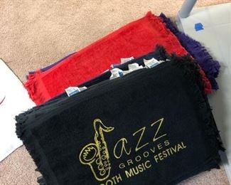 jazz grooves golf towels muliples