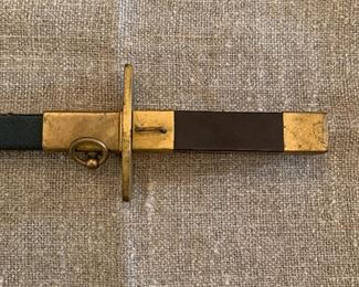 10" Dagger w/Leather + Brass Scabbard            Accepting offers starting at $125