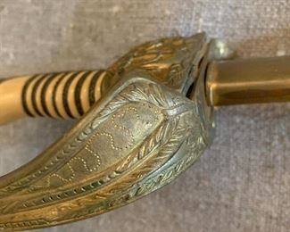 German Naval Officer's  Sword w/Scabbard     Accepting offers starting at $275