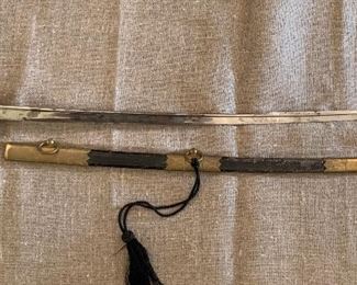 German Naval Officer's  Sword w/Scabbard     Accepting offers starting at $275
