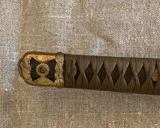 Wakizashi Sword w/Scabbard (please note the scabbard has been bound with black tape)        Accepting offers starting at $100