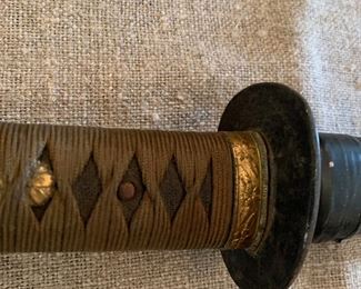 Wakizashi Sword w/Scabbard (please note the scabbard has been bound with black tape)        Accepting offers starting at $100