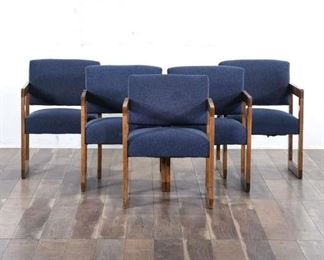 Set 5 Mid Century Danish Modern Style Dining Chairs
