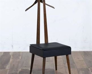 Mid Century Modern Valet Chair W Storage