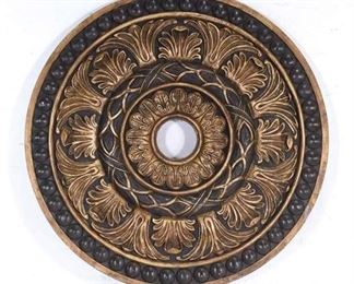 36" Empire Revival Foliated Medallion