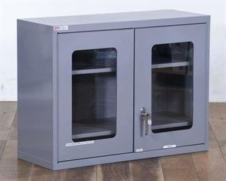 Uline Gray Steel Industrial Cabinet