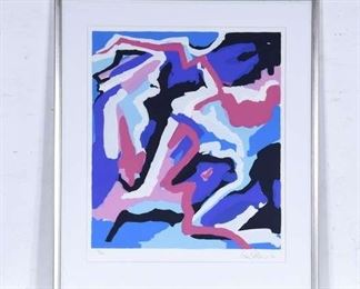 Litho 5/160 Abstract Color Field C. 1990