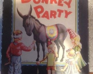 Vintage pin the Tail on the Donkey