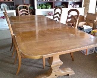 Table with 6 chairs 595.00