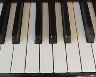 1910  Steinway Grand is a traditional style in an ebony case. It fully restored with Player installed.  