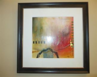  Set of 4 Framed Oga Symmetry