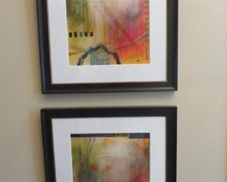  Set of 4 Framed Oga Symmetry
