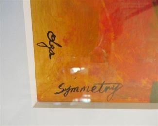  Set of 4 Framed Oga Symmetry