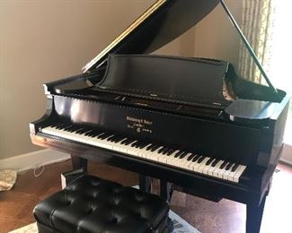 1910  Steinway Grand is a traditional style in an ebony case. It fully restored with Player installed. 