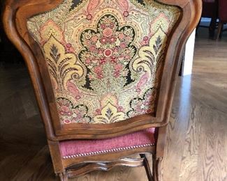 Lorts Dining Chairs (set of 8)  #9653
Custom Design Contrasting Fabrics
W 24 3/4" x D 29" x H 49 1/2"  Seat Height 21"
