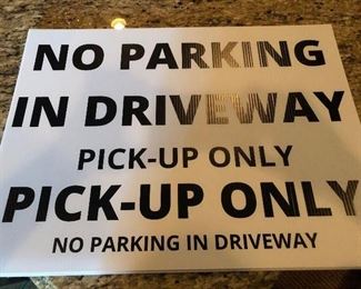 You need to park on the street and walk up the long Driveway.  Parking only on the north side of the street,