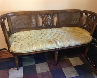 Antique bench setee. Very well made sturdy furniture. 