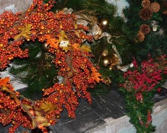 wreaths and decor !