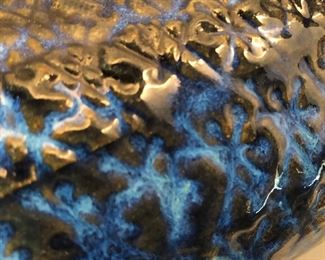 Crazy stamped pottery