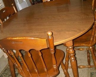 Nice kitchen dining table with matching chairs