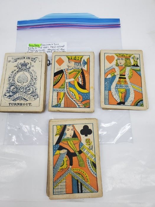 RARE Antique 1920thC Playing Cards Auction... starts on 6/26/2020