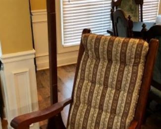 Sturdy rocker, hat rack