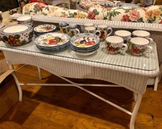 Lloyd Loom sofa table